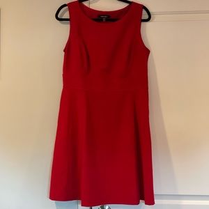 EUC size 10 Nine West red dress.